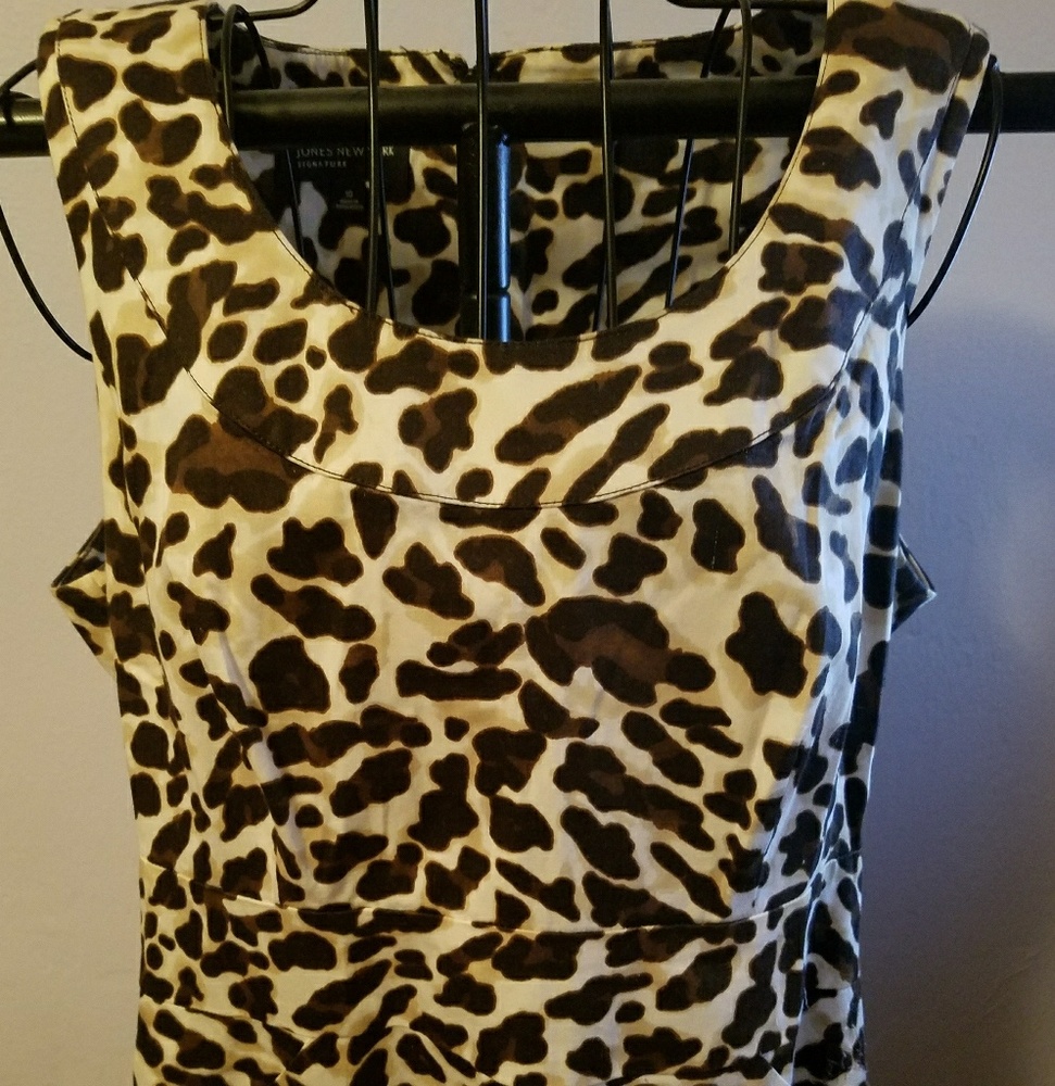 Leopard print dress